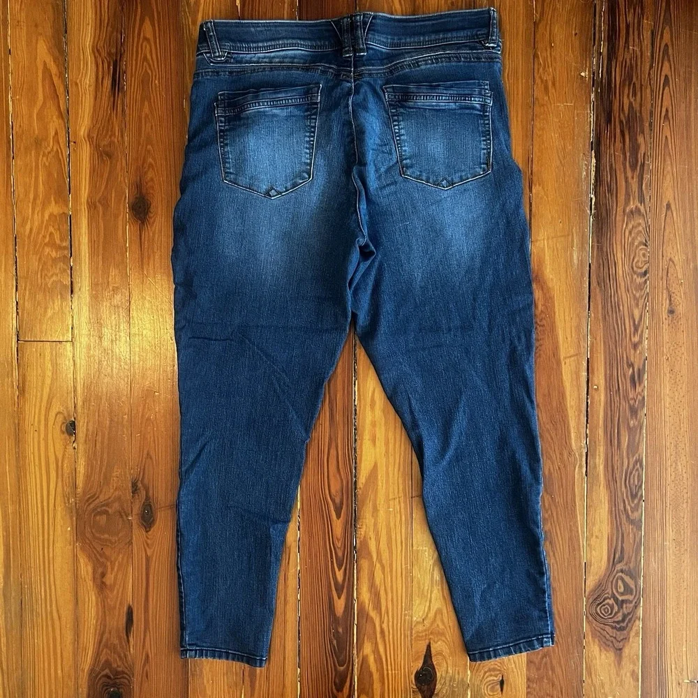 Democracy AB Technology Women's  Size 12‎ Jeggings Blue Stretch Denim B1304XXIY